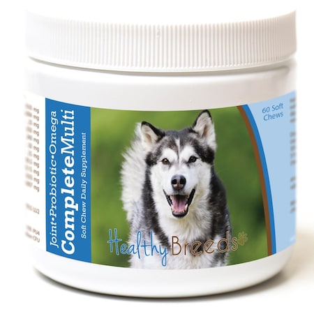 Healthy Breeds Alaskan Malamute All in One Multivitamin Soft Chew, 60PK 192959007220
